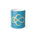 Blue Color-Morphing Eternal Heart Mug — 11 oz