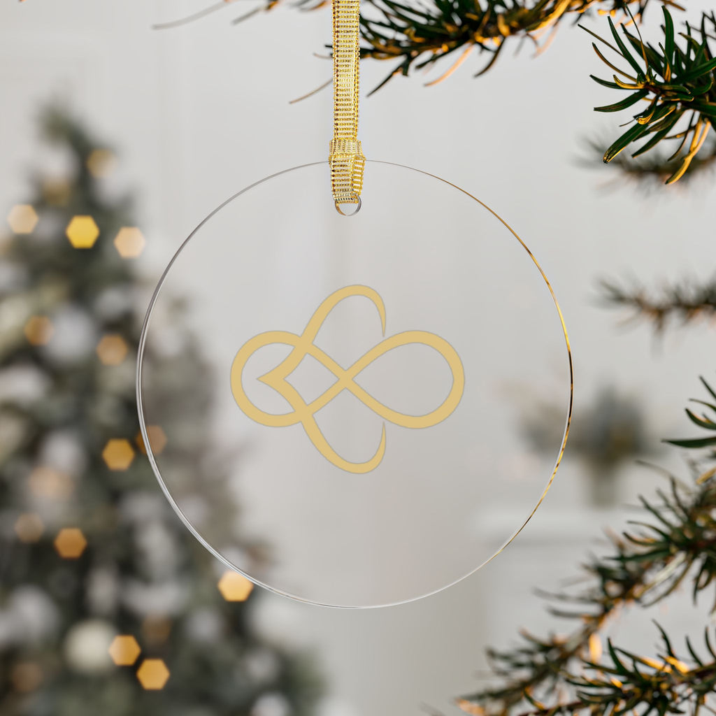 Eternal Heart Infinity Logo Holiday Tree Decoration