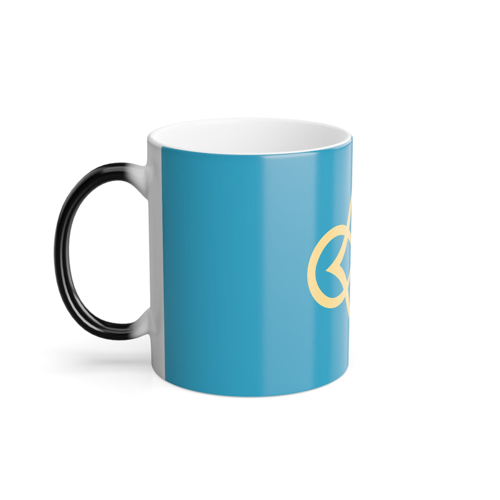 Blue Color-Morphing Eternal Heart Mug — 11 oz