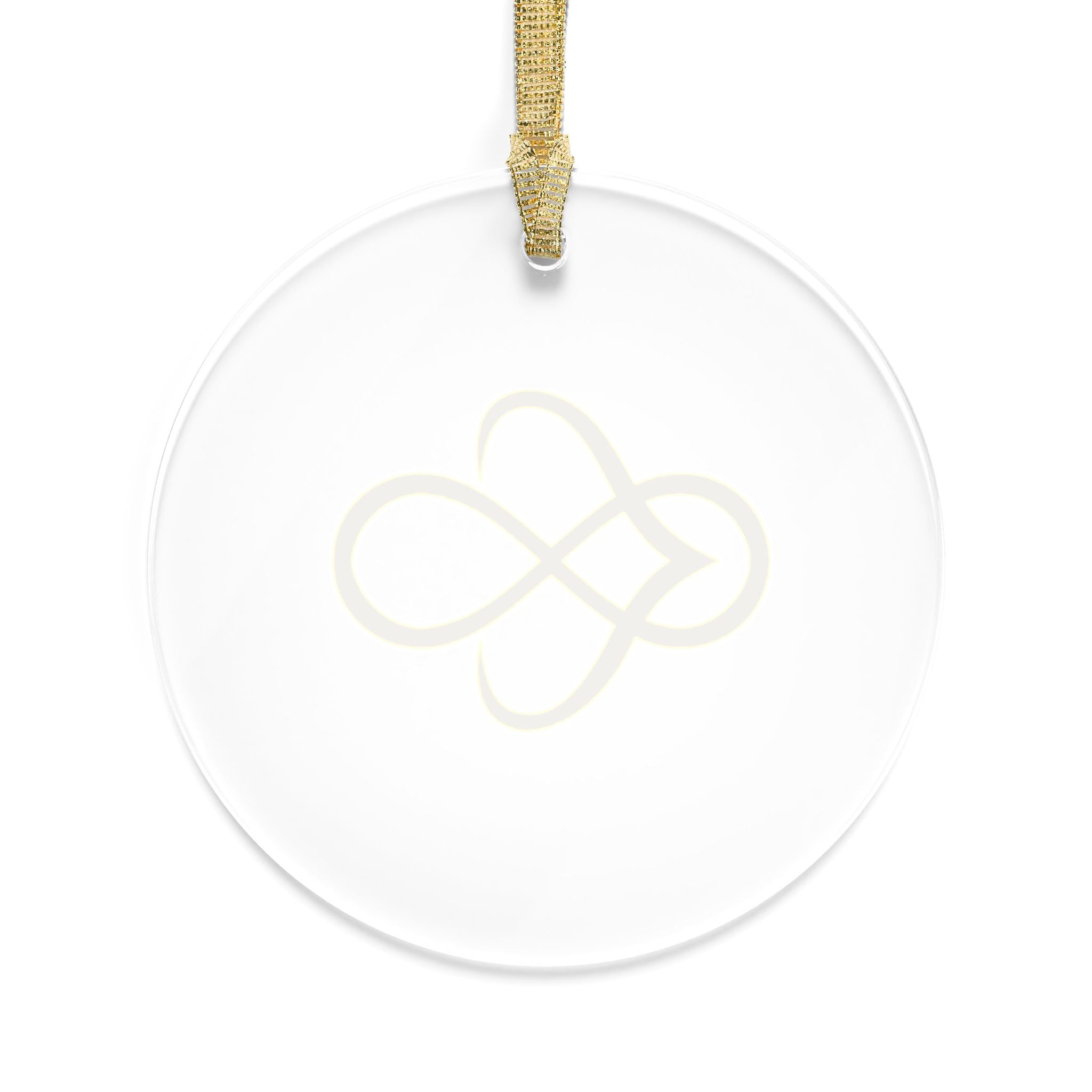 Eternal Heart Infinity Logo Holiday Tree Decoration